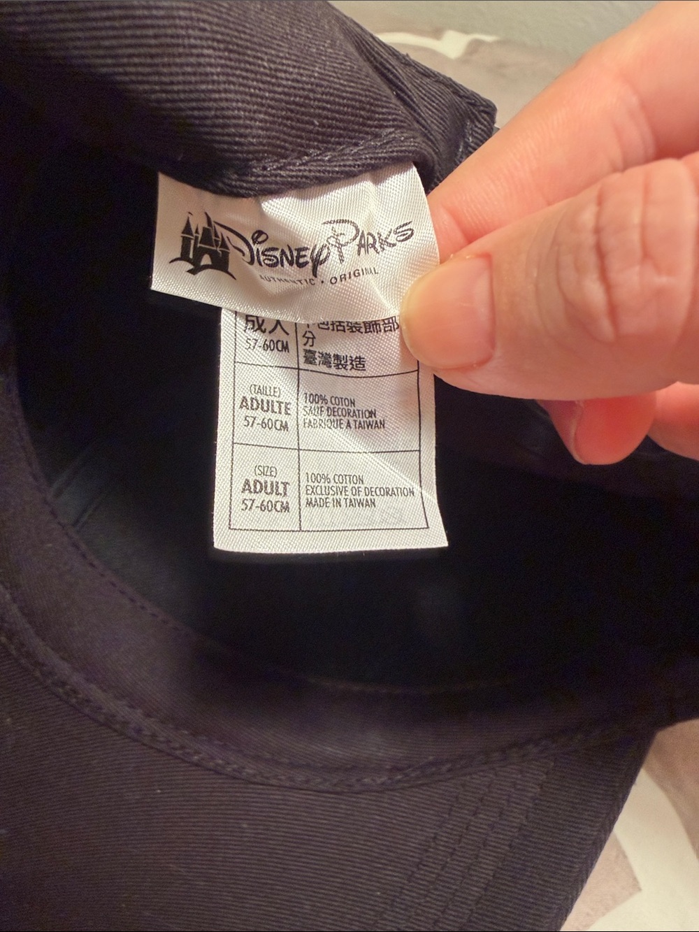 Disney Parks Minnie Mouse Hat Black Polka Dot Ear Red Bow Baseball Cap Adult - Picture 2 of 5